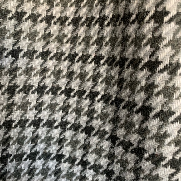New J Crew women’s skirt wool blend black gray houndstooth lined size 8 academia - Picture 3 of 10
